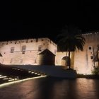 Pruebas de iluminación en el castillo cuevano.