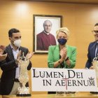 Acto de presentación del logo del 75 aniversario.