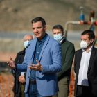 Pedro Sánchez, el pasado lunes en Níjar.