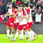 El malagueño Portillo celebra su gol al Leganés en el partido de la jornada 13.