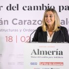 Marifrán Carazo, durante la conferencia organizada por LA VOZ y Cadena SER.
