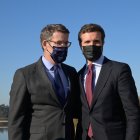 Alberto Núñez Feijóo y Pablo Casado, en una imagen de archivo.