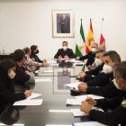 Reunión mantenida esta semana entre concejalías, Policía Local y Agrupación