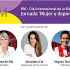 Tres grandes mujeres en el deporte.
