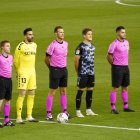 Pulido Santana en el Albacete-Almería de la pasada temporada.