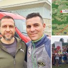 A la izquierda, Ramón Ortiz y el Guaje, que irán hasta Polonia (arriba, derecha) para traer a 20 huérfanos (abajo, derecha).