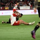 Samú se lamenta al final del 3-3.