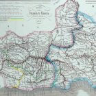 La Ruta de Boabdil marcada en verde.