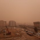 El puente de la Avenida del Mediterráneo, este martes.