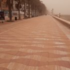 Imagen este martes del Paseo Marítimo.