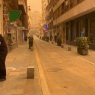 Imagen del centro de Almería este martes.