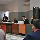 Panorámica de la sala, con la fiscal a la izquierda y los letrados Mónica Moya y José Miguel Ramos