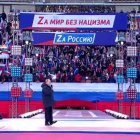 Putin en el estadio Luzhniki de Moscú.