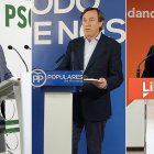 Gutiérrez, Hernando y Burgos, de PSOE, PP y Cs, respectivamente.