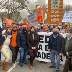 Representación almeriense en la manifestación.