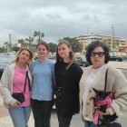 Natalia, María, Oleksandra y Valentina, en Roquetas de Mar