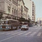La Rambla Obispo Orberá en los años 80 cuando la gasolina costaba en torno a 90 pesetas el litro.
