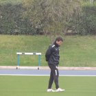 Rubi antes del entrenamiento.