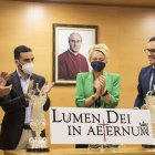 Imagen del acto de presentación del logo del 75 aniversario.