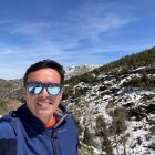 Javier A. García animó el domingo al Almería desde la Sierra de los Filabres.