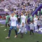 Salida al campo del Valladolid y del Almería.