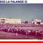 El Estadio de La Falange en 1974 en la promoción frente al Córdoba.