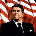 El que fuera presidente de los Estados Unidos, Ronald Reagan.