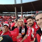 Francisco del águila, Adrián del Águila, Gabi Gómez y Encarna Rodríguez, de la Peña Milhojas.