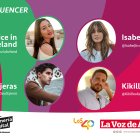 Los cuatro candidatos a ser Mejor Influencer en los Premios Almería Digital.
