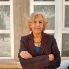 Manuela Carmen en su visita a la Universidad de Almería.