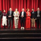 Galardonados en los I Premios Almería Digital y miembros del jurado.