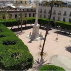 Vista de la Plaza Vieja desde la terraza del Ayuntamiento.