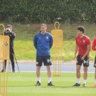 Fernando este martes en el campo Anexo.