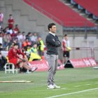 Rubi en el partido del pasado sábado frente al Amorebieta.