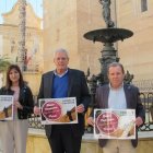 Autoridades en la presentación de la campaña.