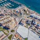 Imagen aérea de Roquetas de Mar.