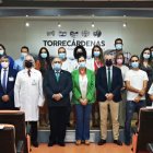 Foto de familia de los residentes que han acabado su formación este año en Torrecárdenas.