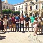 Miembros y familiares de la plataforma de afectados de las viviendas de Vilches