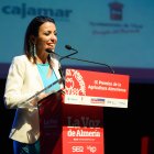Marta Bosquet en los IX Premios de la Agricultura Almeriense.
