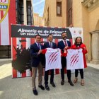 Desde la izquierda, Javier A. García, Juanma Moreno, Ramón Fernández-Pacheco y Carmen Crespo.