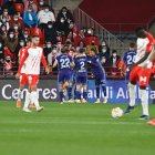 El Real Valladolid en su visita al Mediterráneo. Aquel día perdió por 3-1.