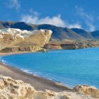 Duna fósil de la playa de Los Escullos, en Cabo de Gata.