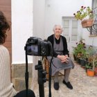 Una vecina de Almócita durante la entrevista.