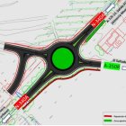 Detalle de la glorieta propuesta.