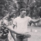 Arvin Appiah sigue entrenando durante las vacaciones en Ghana.