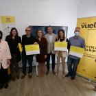 Imagen de archivo de una visita al Punto Vuela de Los Gallardos.