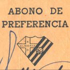 Aquel abono para jugar la UEFA en la Liga 1980-81.