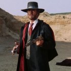 El actor Gianni Garko, muy popular en el eurowestern por su papel de Sartana.