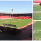 El césped cambia de color y estará perfecto contra el Real Madrid.