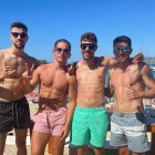 Fuoli, Nieto, Pozo y Portillo en Ibiza disfrutando de las vacaciones.